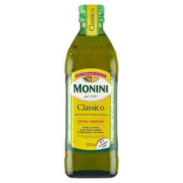 Monini Classico Oliwa z oliwek najwyższej jakości z pierwszego tłoczenia 500 ml - 0