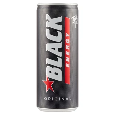 Black Energy Original Gazowany napój energetyzujący 250 ml - 1
