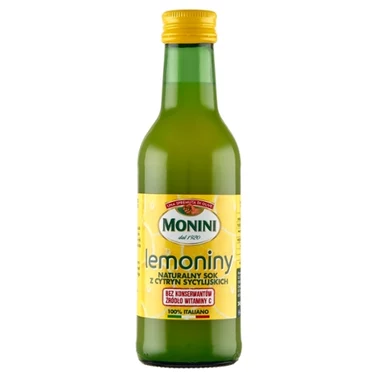 Monini Lemoniny Naturalny sok z cytryn sycylijskich 240 ml - 0