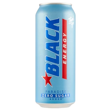 Black Energy Zero Sugar Paradise Gazowany napój energetyzujący 500 ml - 2