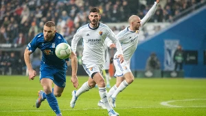 Lech Poznań w meczu z Djurgardens IF