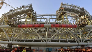 Budowa stadionu Lusail w Katarze