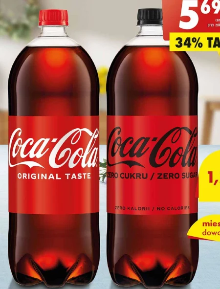 Coca-Cola zero Napój gazowany 1,75 l