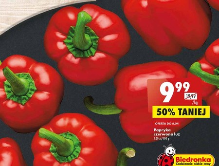 Papryka - 50% TANIEJ! - promocja Biedronka - Ding.pl