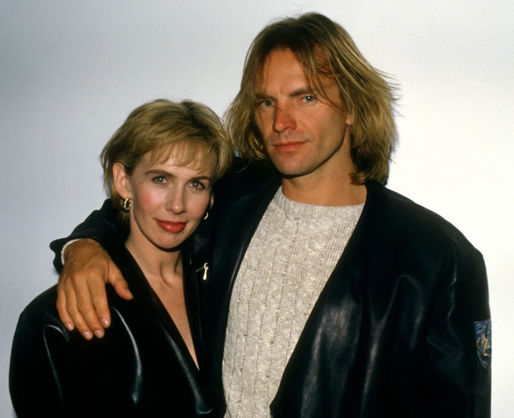 Sting z żoną Trudie Styler w 1989 roku