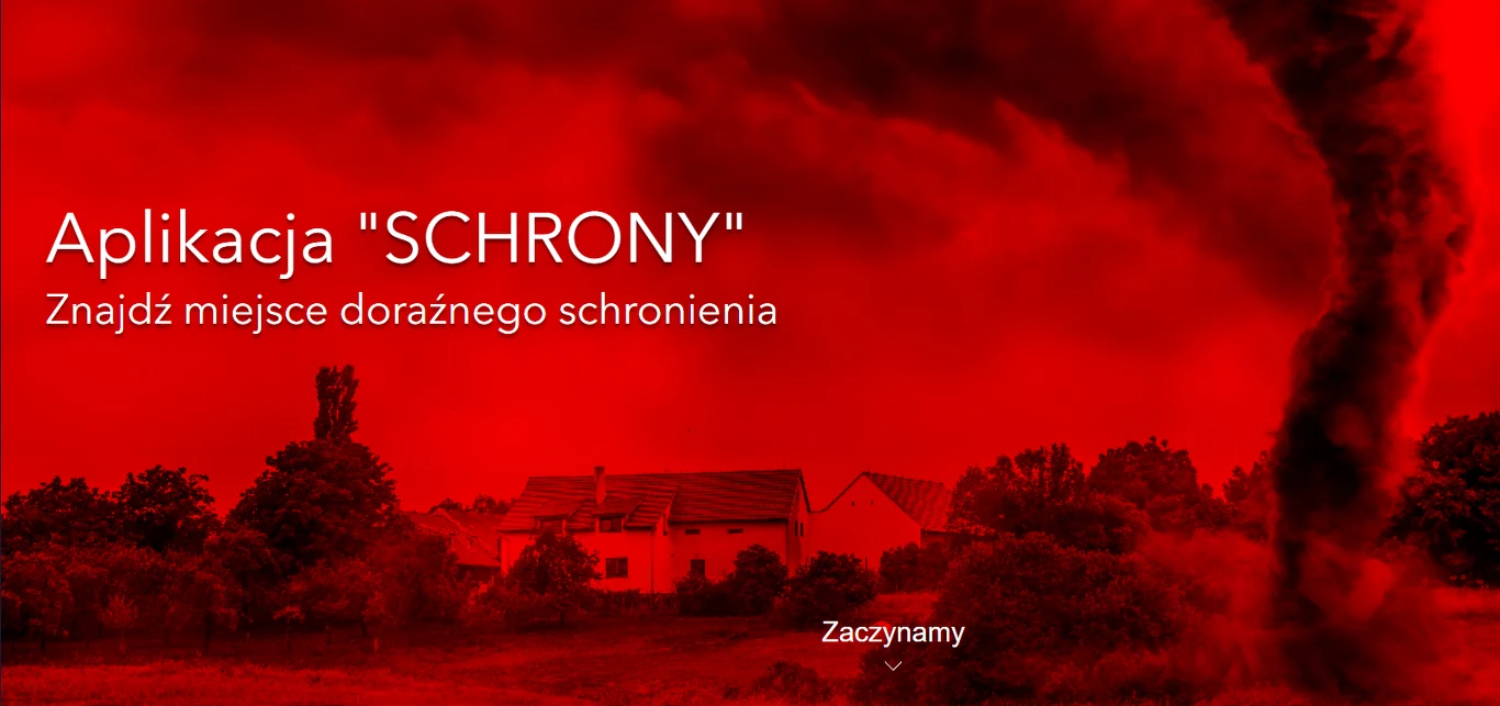 Zrzut ekranu ze strony internetowej z aplikacją SCHRONY Zrzut ekranu ze strony internetowej z aplikacją SCHRONY