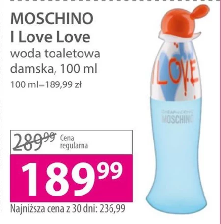 Woda toaletowa dla kobiet Moschino
