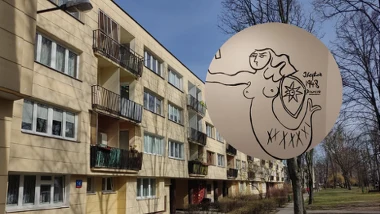 Kopia rysunku warszawskiej Syrenki