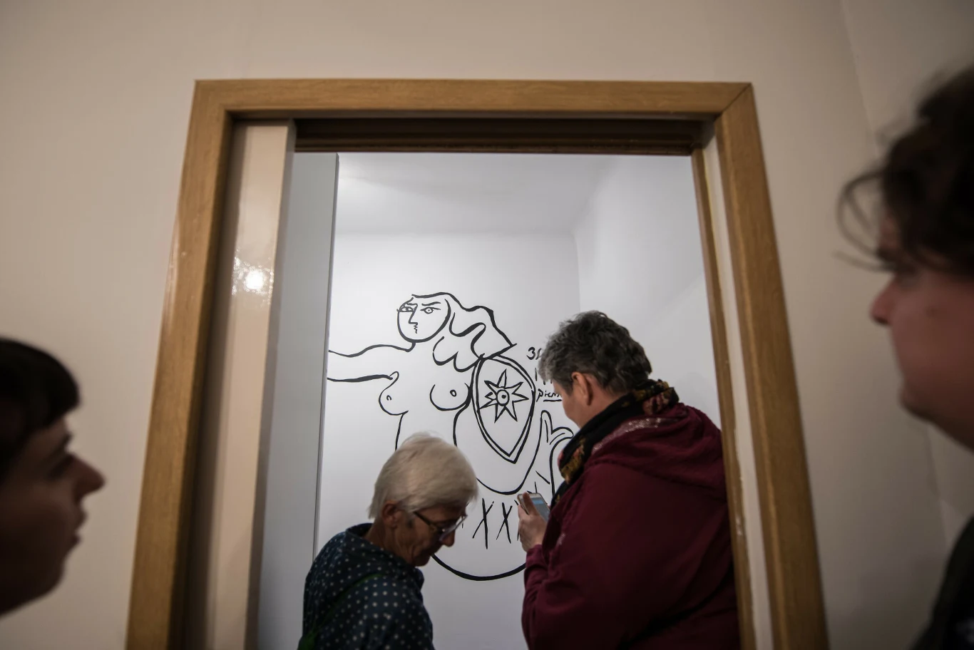 Pierwsza prezentacja odtworzonej Syrenki którą w 1948 narysował Pablo Picasso
