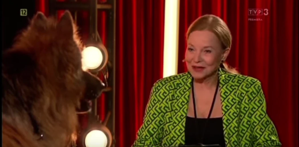 Laura Łącz rozmawia z psem w programie "Rola życia" Laura Łącz rozmawia z psem w programie "Rola życia"
