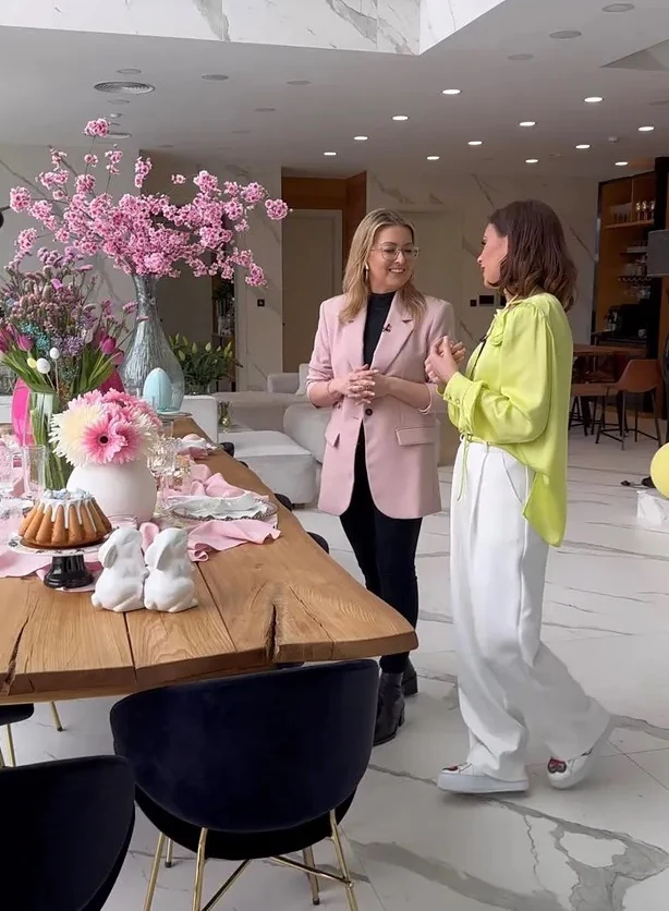 Bogaty wystrój domu Klaudii Halejcio. 