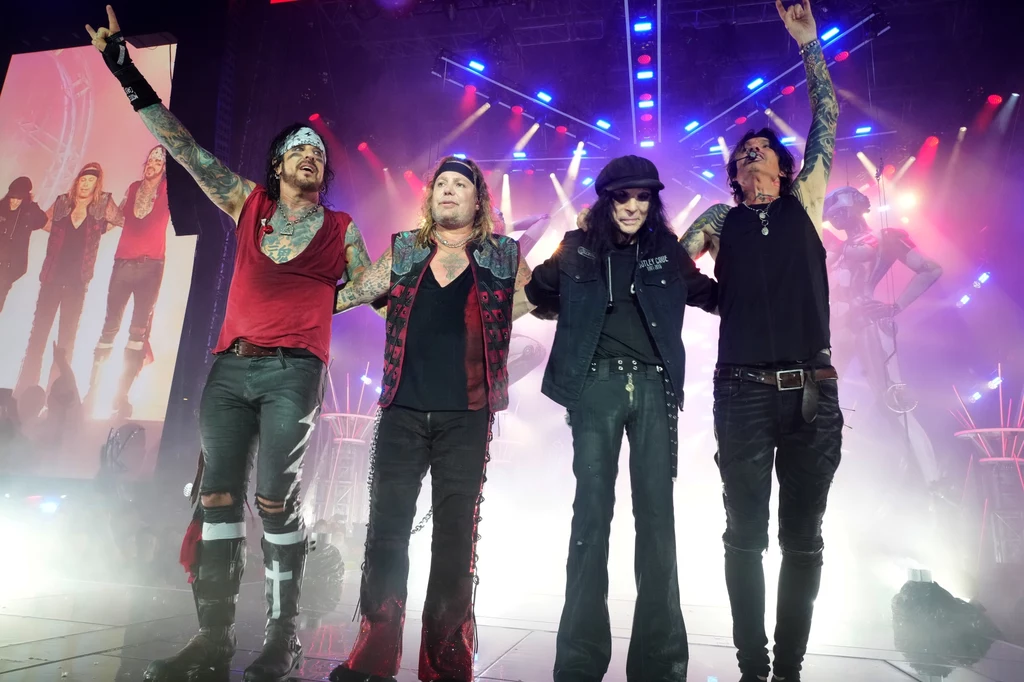 Mötley Crüe w 2022 r.: Nikki Sixx, Vince Neil, Mick Mars i Tommy Lee