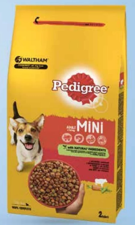 Pedigree Vital Protection Mini <10 kg Psy dorosłe Karma pełnoporcjowa z wołowiną i warzywami 2 kg