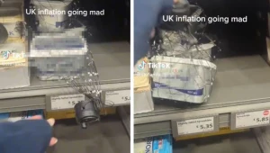 W jednym ze sklepów zabezpieczono masło przed kradzieżą