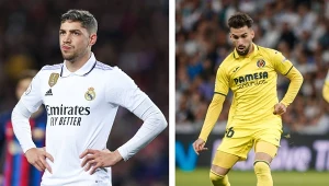 Federico Valverde (L) i Alex Baena (P)