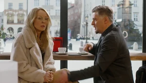 Katarzyna Tlałka i Michał Majnicz w serialu "Papiery na szczęście"
