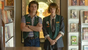 Joe Keery i Maya Hawke w serialu "Stranger Things"