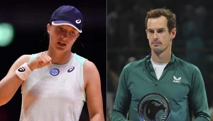 Iga Świątek i Andy Murray