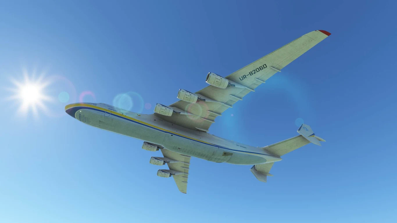 Antonov An-225 Mrija z dodatku do Microsoft Flight Simulator