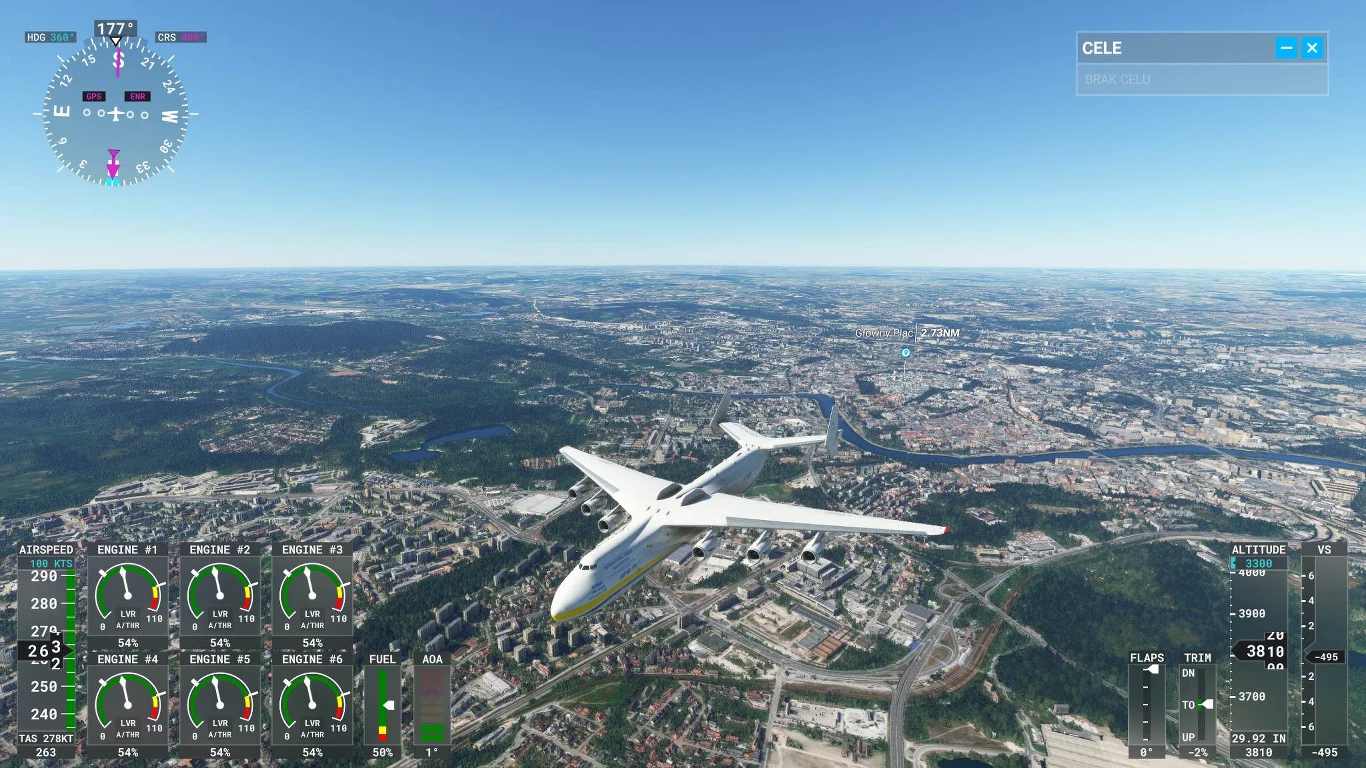 Antonov An-225 Mrija z dodatku do Microsoft Flight Simulator