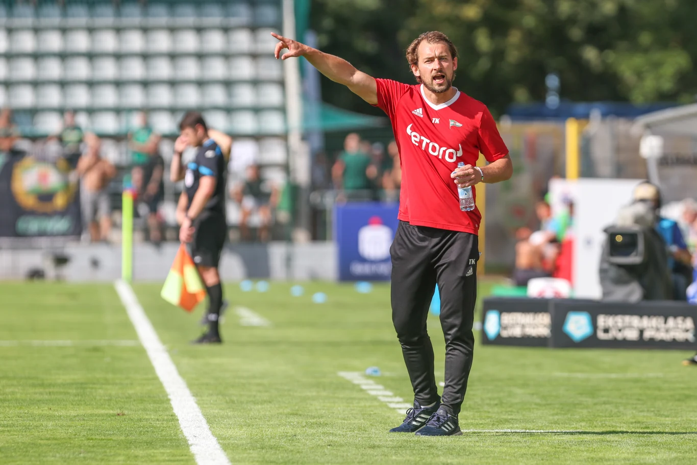 Tomasz Kaczmarek w roli trenera Lechii Gdańsk