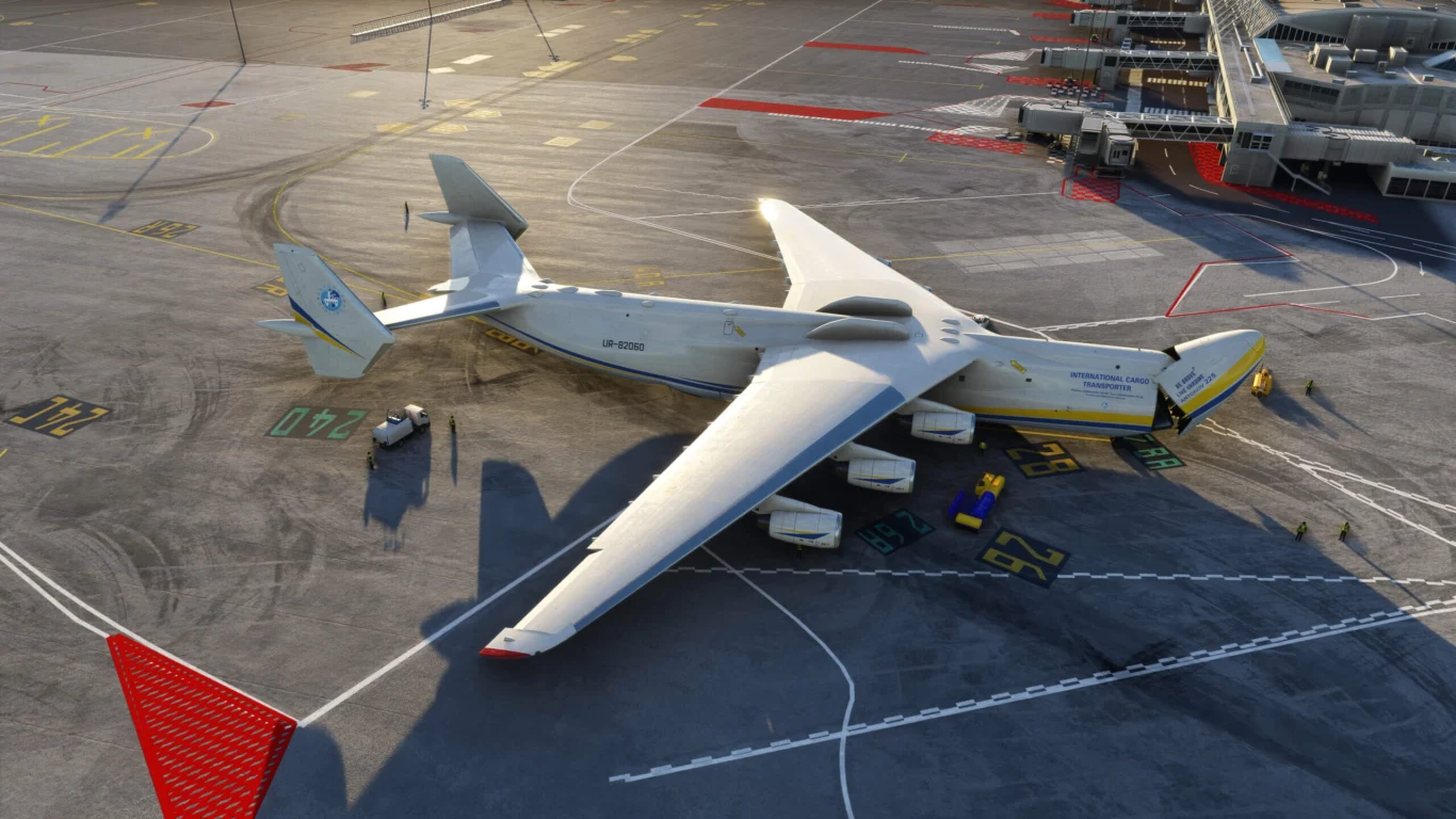 Antonov An-225 Mrija w dodatku do Microsoft Flight Simulator