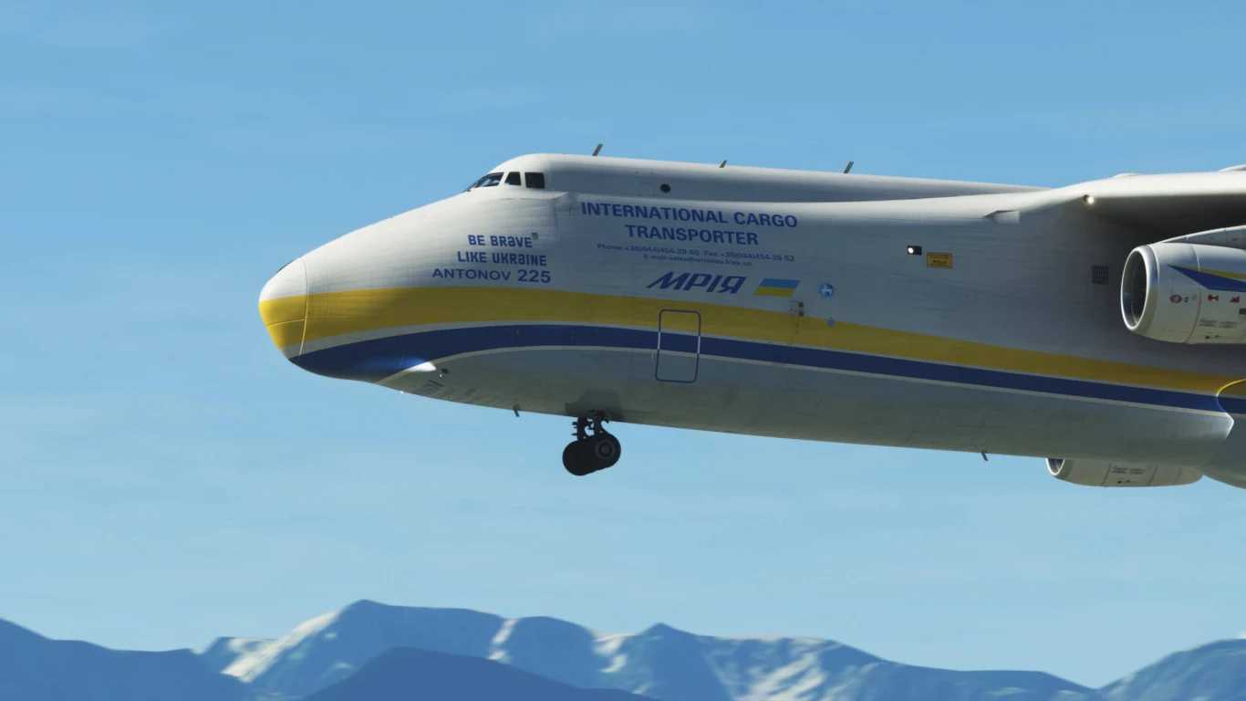 Antonov An-225 Mrija w dodatku do Microsoft Flight Simulator