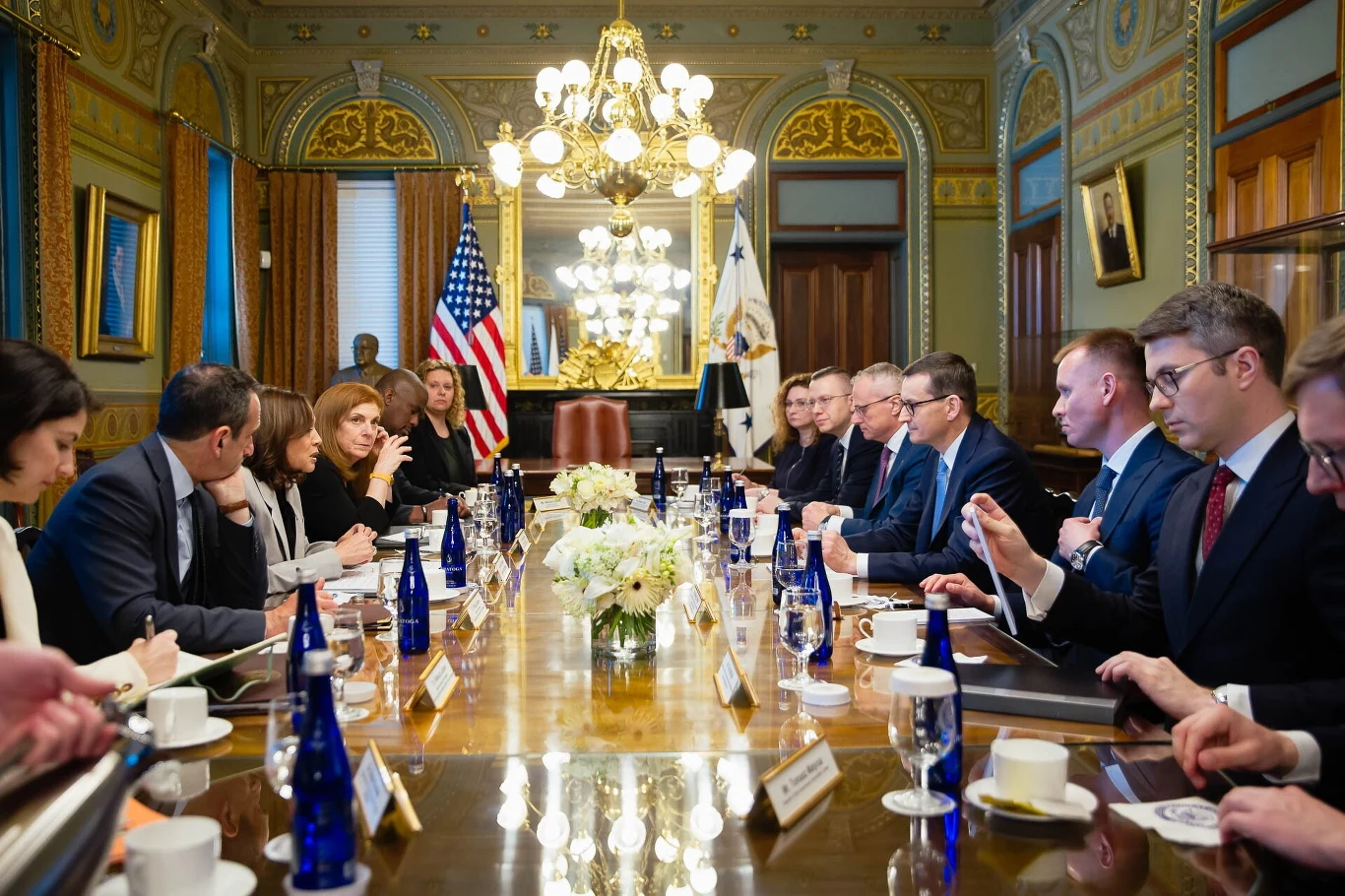 Mateusz Morawiecki podczas wizyty w USA