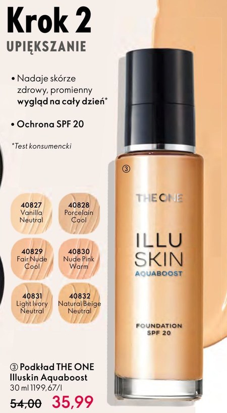 Podkład matujący The One - 33% TANIEJ! - promocja Oriflame - Ding.pl