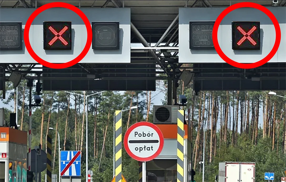 Widzisz znak „X” nad pasem ruchu? Musisz znać jego znaczenie Widzisz znak „X” nad pasem ruchu? Musisz znać jego znaczenie