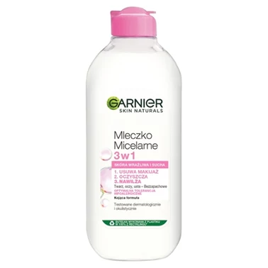Garnier Skin Naturals Mleczko micelarne 3w1 400 ml - 0