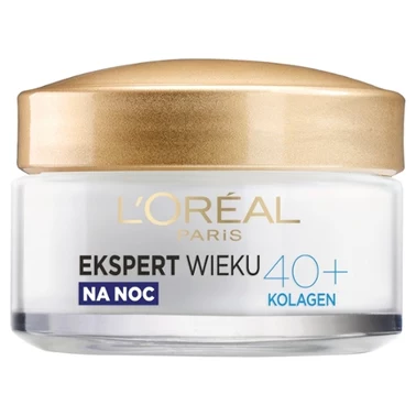L'Oréal Paris Ekspert Wieku Przeciwzmarszczkowy krem nawilżający na noc 40+ 50 ml - 0