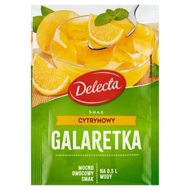 Delecta Galaretka smak cytrynowy 70 g - 0