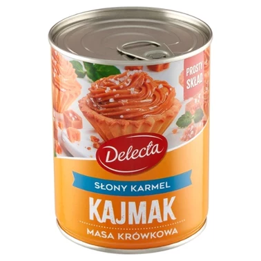 Delecta Kajmak masa krówkowa słony karmel 400 g - 0