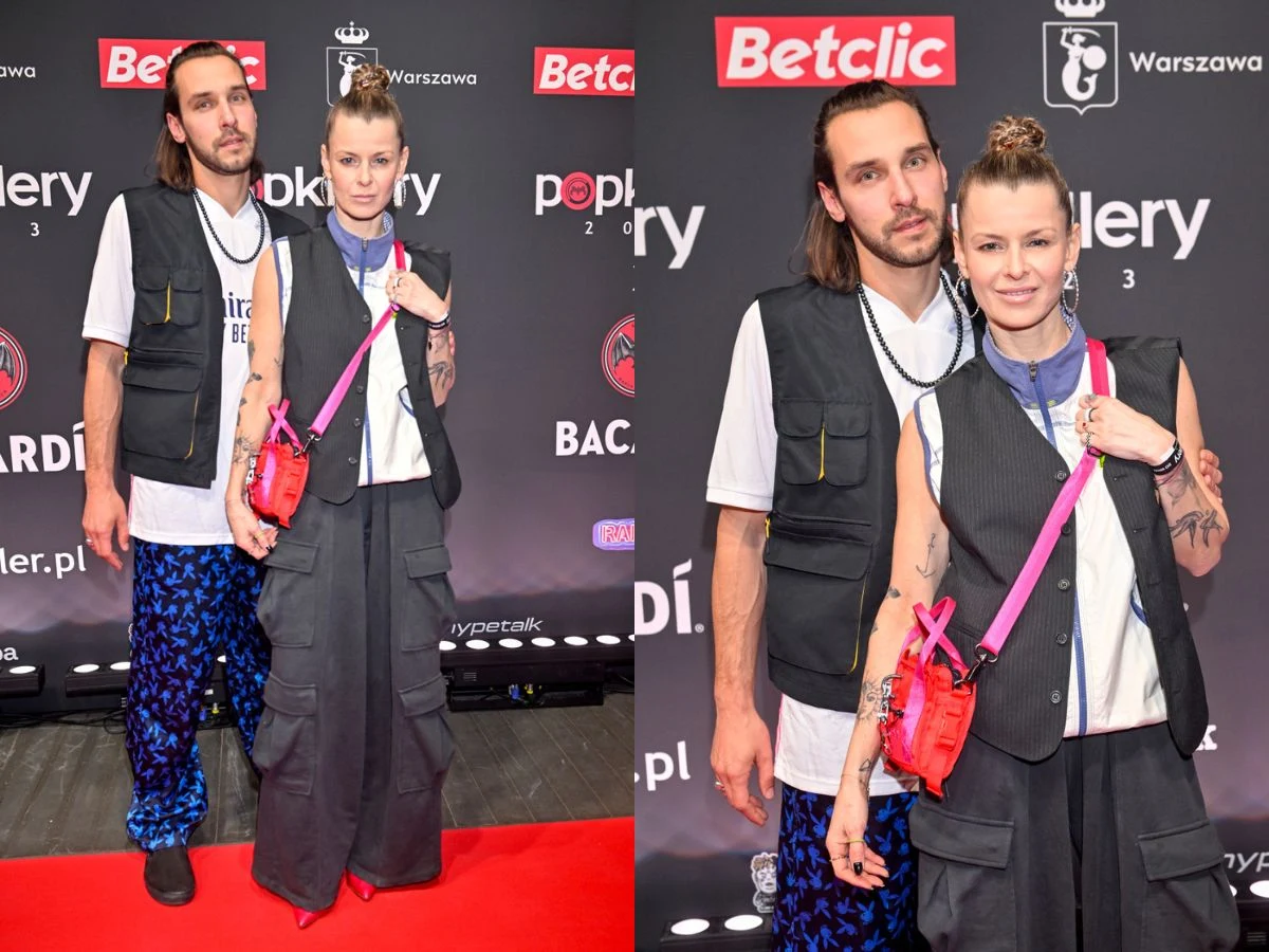 Mandaryna z partnerem na gali Popkillery 2023 Mandaryna z partnerem na gali Popkillery 2023