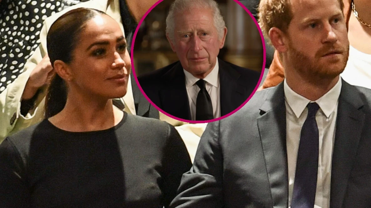 Meghan Markle, książę Harry i król Karol Meghan Markle, książę Harry i król Karol