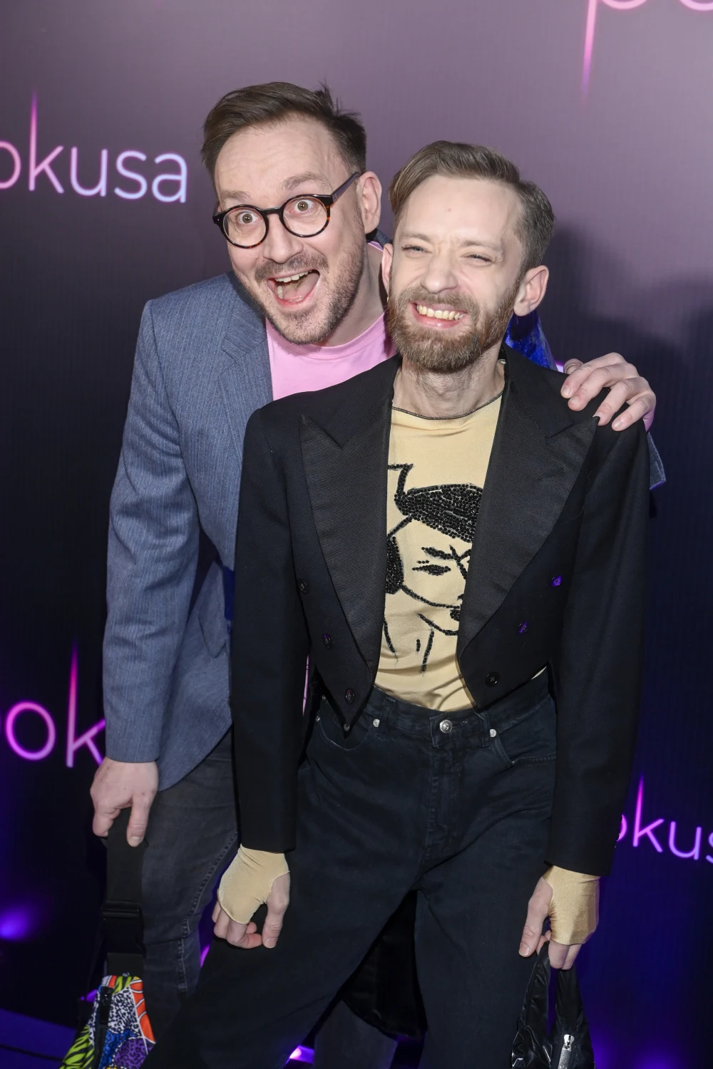 Mariusz Kozak z partnerem