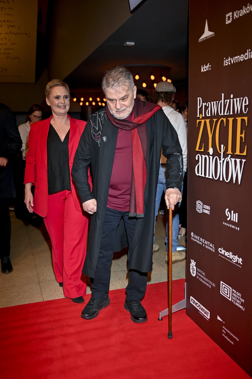 Krzysztof Globisz i Kinga Preis na premierze filmu "Prawdziwe życie aniołów" Krzysztof Globisz i Kinga Preis na premierze filmu "Prawdziwe życie aniołów"