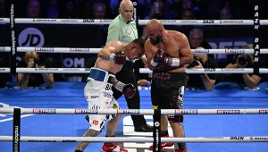 Alen Babić (z prawej) w walce z Adamem Balskim