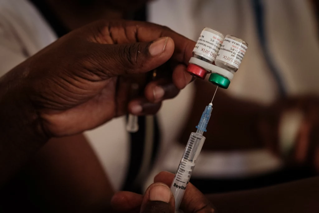 Szczepionka na malarię w Ghanie