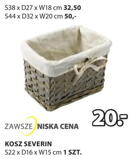 Koszyk łazienkowy Jysk