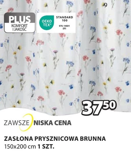Zasłona prysznicowa Jysk