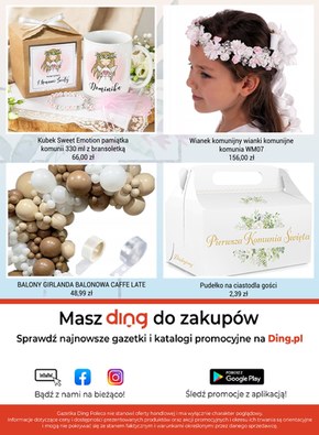 Pierwsza Komunia z Allegro - Ding Poleca Kwiecień 2023