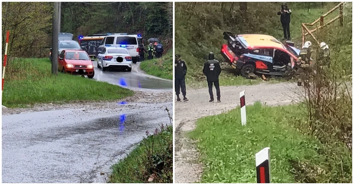 Miejsce tragicznego wypadku Craiga Breena / Fot: Chorwacka policja