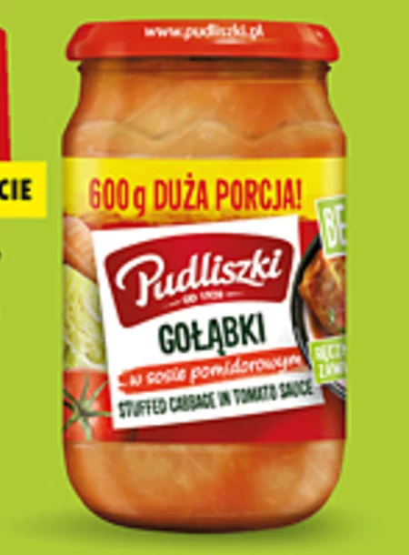 Pudliszki Gołąbki w sosie pomidorowym 600 g