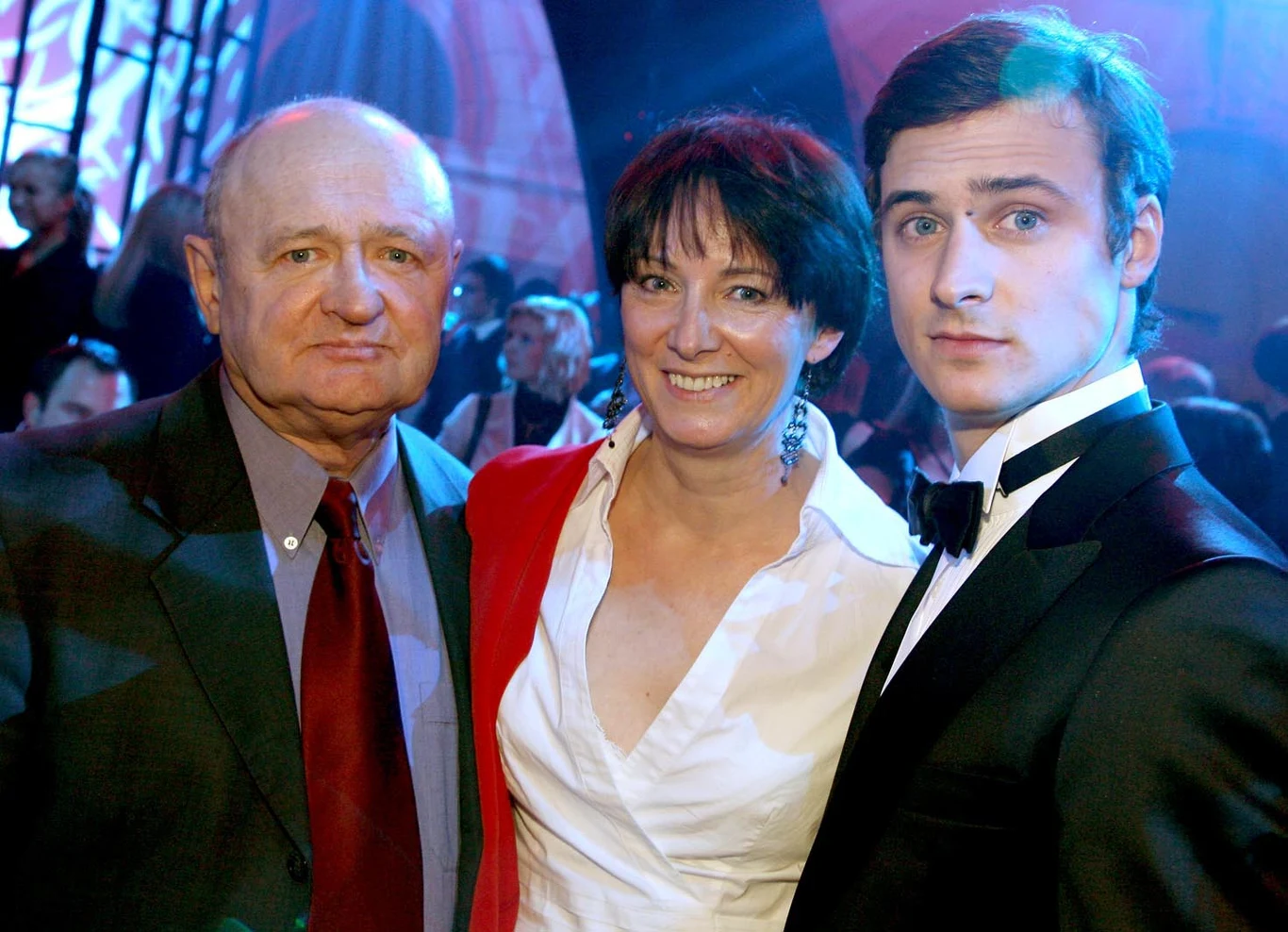 Mateusz Damięcki z mamą Joanną i tatą Maciejem