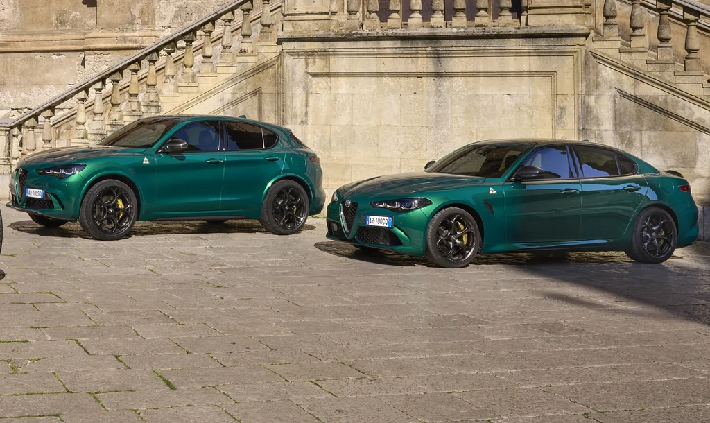 Alfa Romeo zaprezentowała odświeżone modele Giulia i Stelvio w wersji Quadrifoglio.