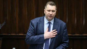 Minister edukacji i szkolnictwa Przemysław Czarnek