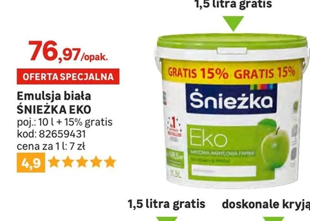 Emulsja biała Śnieżka
