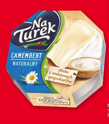 NaTurek Ser pleśniowy camembert naturalny 120 g